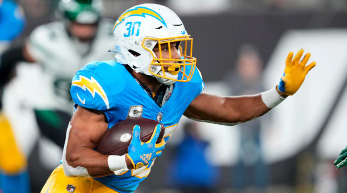 Los Angeles Chargers running back Austin Ekeler